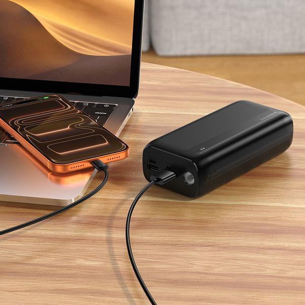 Зовнішній акумулятор BOROFONE BJ86A Victoria power bank(30000mAh) Black 894618934 фото