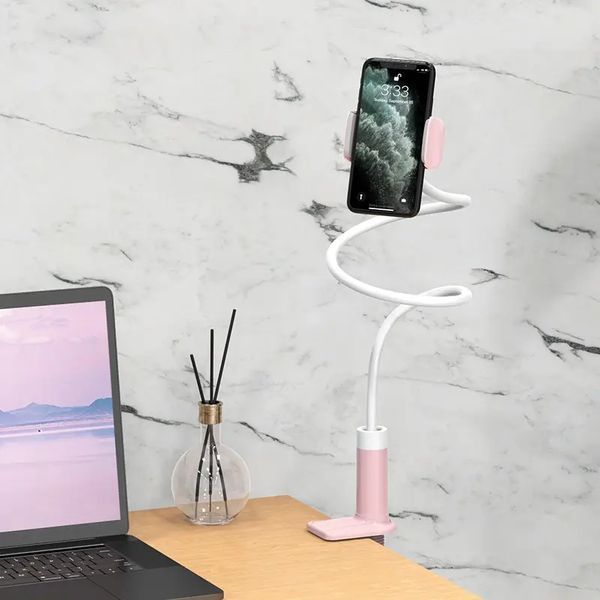 Тримач для телефона HOCO PH23 Balu mobile phone stand Pink White 842453112 фото