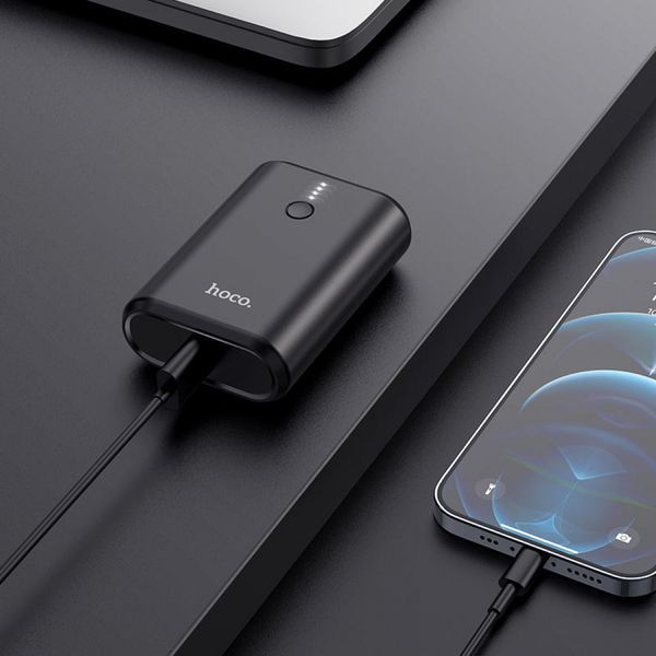 Зовнішній акумулятор HOCO Q3 Mayflower PD20W+QC3.0 power bank(10000mAh) Black 528350306 фото