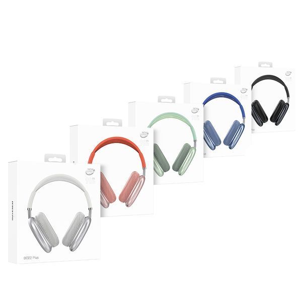 Бездротові накладні навушники BOROFONE BO22 Plus Elegant BT headphones Deep Space Gray 755138446 фото
