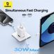 Мережевий зарядний пристрій Baseus Cube Fast Charger C+U 30W EU Moon White 501019866 фото 12