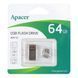 Флеш-накопичувач Apacer USB 2.0 AH112 64GB Red 770147229 фото 2