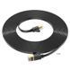 Мережевий кабель HOCO US07 General pure copper flat network cable(L=10M) Black 205136960 фото 4