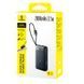 Зовнішній акумулятор Baseus EnerFill FC11 Digital Display Power Bank with Dual Built-in Cables 20000mAh 22.5W Cosmic Black 809013670 фото 2