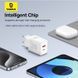 Мережевий зарядний пристрій Baseus Cube Fast Charger C+U 30W EU Moon White 501019866 фото 15