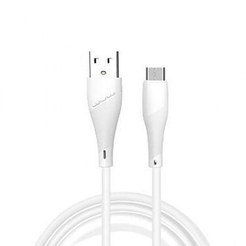 Кабель WUW-X196 USB Micro 2,4A 1m white 903199756 фото