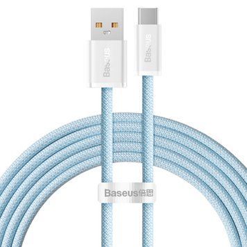 Кабель Baseus Dynamic Series Fast Charging Data Cable USB to Type-C 100W 1m Blue 673519142 фото