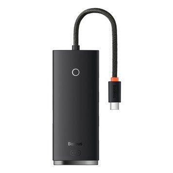 USB-хаб Baseus Lite Series 4-Port Type-C HUB Adapter (Type-C to USB 3.0*4) 25cm Black 289511547 фото