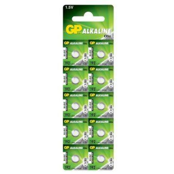 Батарейка GP 192/LR41/AG3 Alkaline (10шт) 220429846 фото