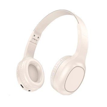 Бездротові накладні навушники HOCO W46 Charm BT headset Milky White 905066787 фото