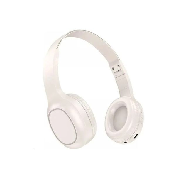 Бездротові накладні навушники HOCO W46 Charm BT headset Milky White 905066787 фото