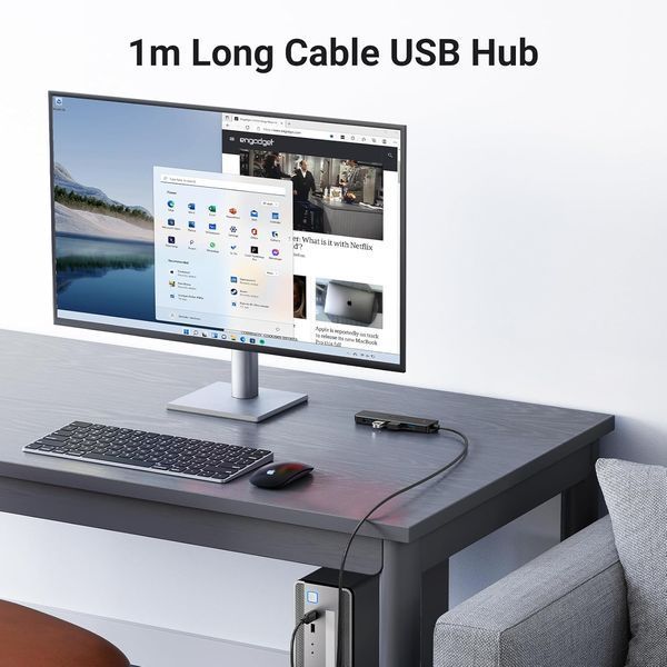 USB-хаб UGREEN 4-Port USB 3.0 Hub 1m 115002597 фото