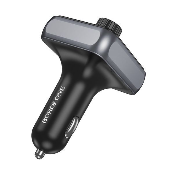 АЗП з FM-модулятором BOROFONE BC50 Ascenso PD20W+QC3.0 car BT FM transmitter Black 512027362 фото