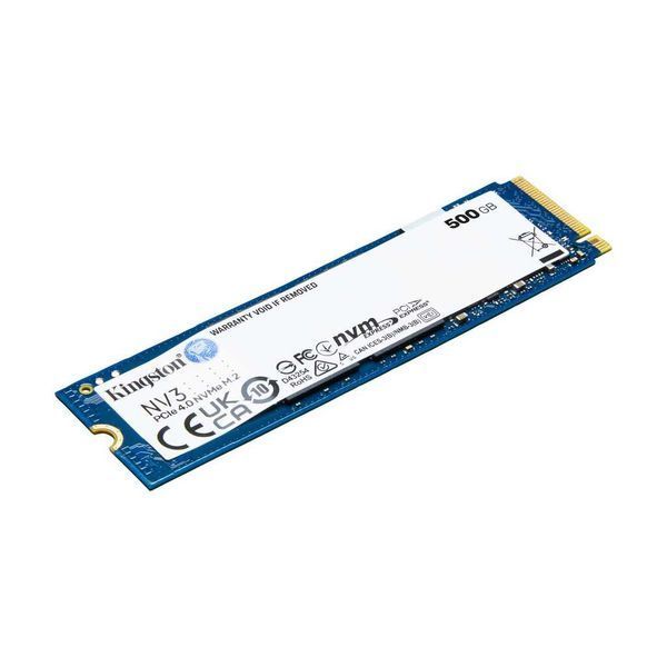 Накопичувач SSD M.2 Kingston NV3 500GB NVMe 2280 PCIe 4.0 x4 3D NAND 539191502 фото
