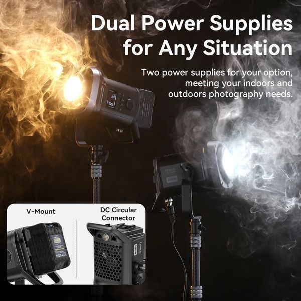 Відеосвітло Ulanzi Vijim 200W Bi-color Video Light (L079CNA1 VL-200Bi) (без блока живлення) 422286845 фото