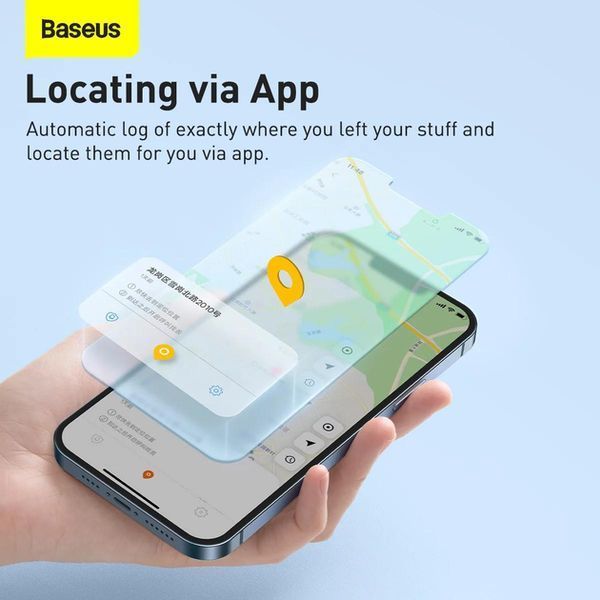 Трекер Baseus T2 Pro Smart Device Tracker White 315795437 фото