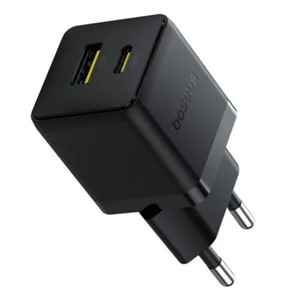 Мережевий зарядний пристрій Baseus Palm Fast Charger C+U 20W EU Cluster Black 416799591 фото