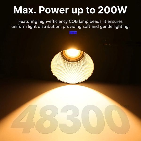Відеосвітло Ulanzi Vijim 200W Bi-color Video Light (L079CNA1 VL-200Bi) (без блока живлення) 422286845 фото