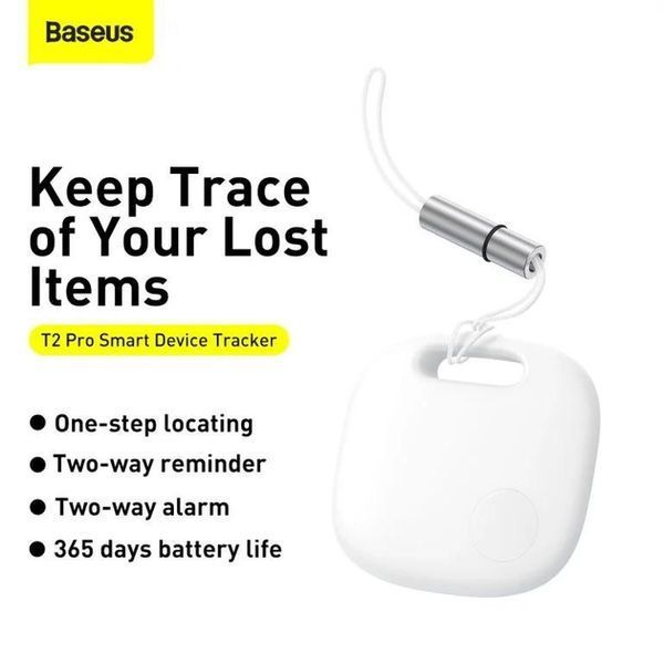 Трекер Baseus T2 Pro Smart Device Tracker White 315795437 фото