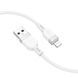 Кабель HOCO X109 Energy silicone charging data cable iP (L=1M) White 108338103 фото 4