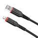 Кабель Hoco X59 Victory charging data cable iP(L=2M) Black 459621778 фото 1