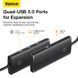 USB-хаб Baseus Lite Series 4-Port Type-C HUB Adapter (Type-C to USB 3.0*4) 25cm Black 289511547 фото 12