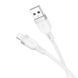 Кабель HOCO X109 Energy silicone charging data cable iP (L=1M) White 108338103 фото 3