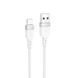 Кабель HOCO X109 Energy silicone charging data cable iP (L=1M) White 108338103 фото 1