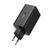 Мережевий зарядний пристрій з кабелем Baseus GaN6 Pro Fast Charger 2C+2U 65W EU Cluster Black((With Type-C to Type-C 100W(20V/5A) 1m Black） 167417316 фото