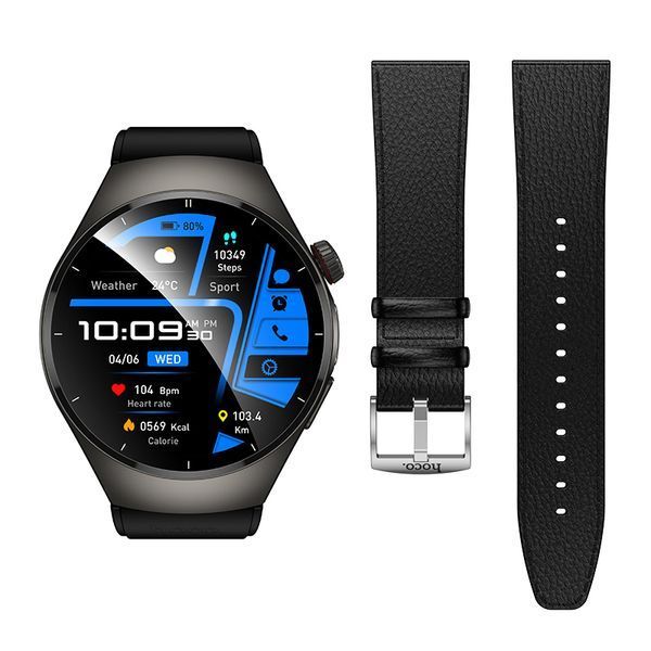 Смарт-часы HOCO Y40 38mm. 315 mAh. IP68 Smart watch(call version) Black 863066954 фото