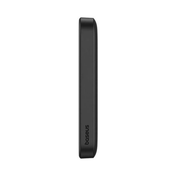 Зовнішній акумулятор Baseus Magnetic Mini Air Wireless Fast Charge Power Bank 6000mAh 20W Cluster Black（With Simple Series Charging Cable Type-C to 668521967 фото