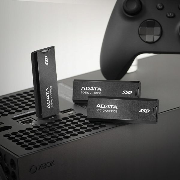 Портативний SSD ADATA SC610 1TB USB 3.2 550/500Mb/s Black 607234418 фото
