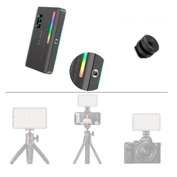 Відеосвітло Ulanzi Vijim VL120RGB light Black (UV-2346 VL120RGB) 839695920 фото