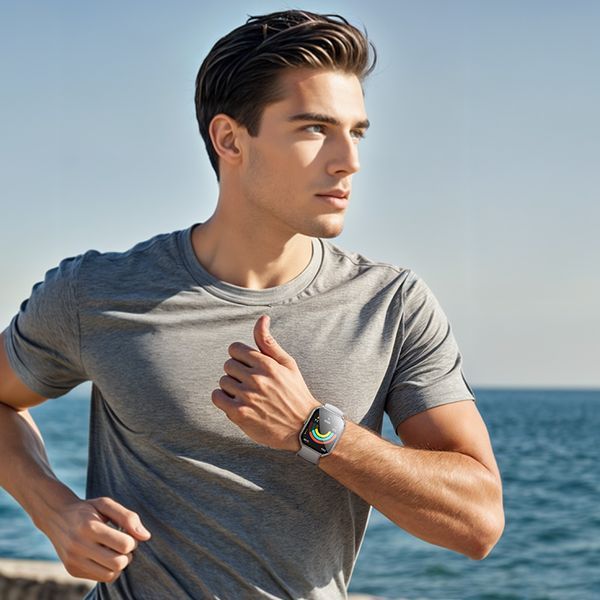 Смарт-годинник HOCO Y28 AMOLED 49mm. 200 mAh. IP67 Smart sports watch (call version) Silver 981769906 фото