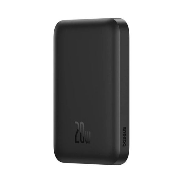 Зовнішній акумулятор Baseus Magnetic Mini Air Wireless Fast Charge Power Bank 6000mAh 20W Cluster Black（With Simple Series Charging Cable Type-C to 668521967 фото