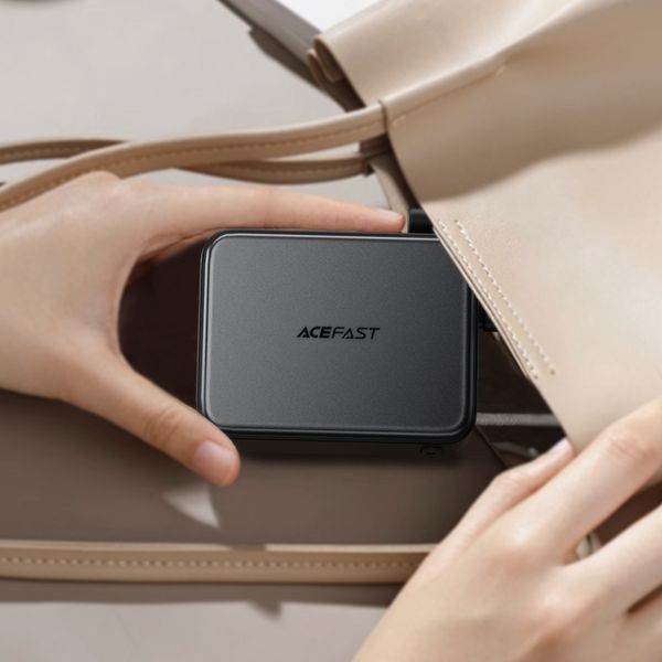 Зовнішній акумулятор ACEFAST M28-10000 22.5W fast charging power bank with cable Black 349303731 фото