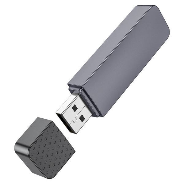 Кардридер HOCO HB45 Spirit 2-in-1 USB 2.0 card reader Metal Gray 125888113 фото