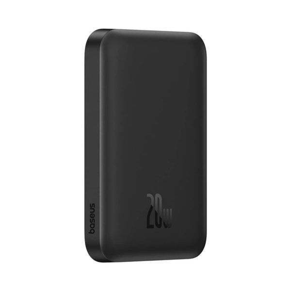 Зовнішній акумулятор Baseus Magnetic Mini Air Wireless Fast Charge Power Bank 6000mAh 20W Cluster Black（With Simple Series Charging Cable Type-C to 668521967 фото