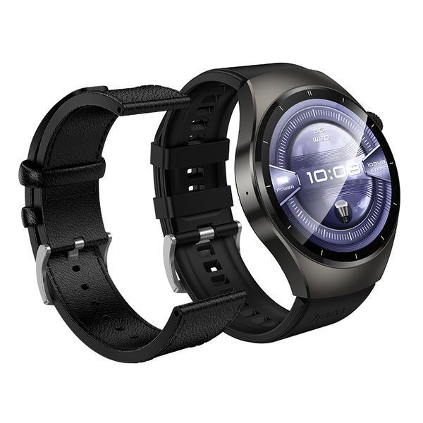 Смарт-часы HOCO Y40 38mm. 315 mAh. IP68 Smart watch(call version) Black 863066954 фото