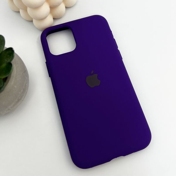 Чохол для смартфона Silicone Full Case AA Open Cam for Apple iPhone 11 Pro кругл 22,Dark Purple 550539074 фото