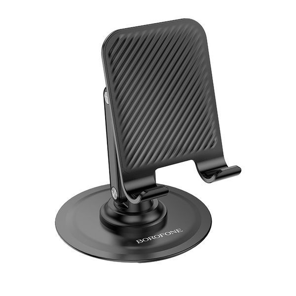 Держатель для телефона BOROFONE BH128 Admirado dual-axis rotating desktop stand Black 343130322 фото