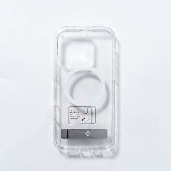 Чохол Spigen AAA Magnetic Clear Stand for Apple iPhone 16 Transparent 124279605 фото