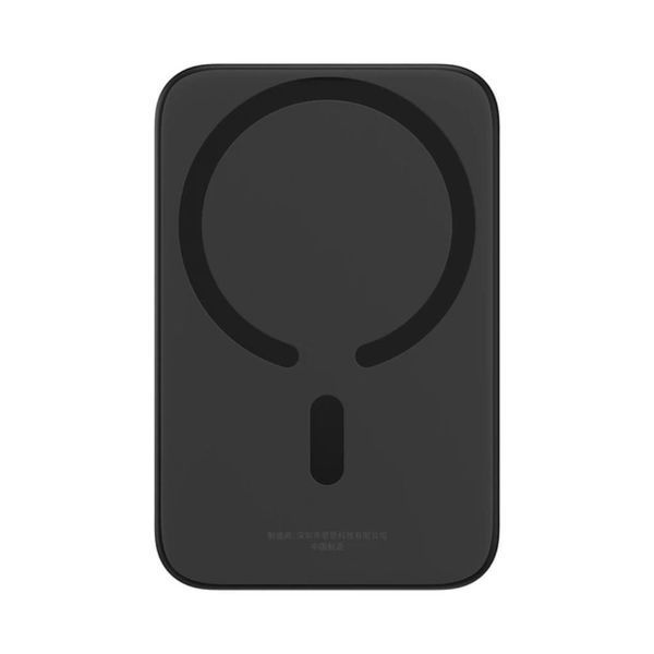 Зовнішній акумулятор Baseus Magnetic Mini Air Wireless Fast Charge Power Bank 6000mAh 20W Cluster Black（With Simple Series Charging Cable Type-C to 668521967 фото