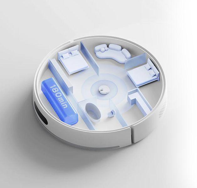 Робот-пилосос з вологим прибиранням Xiaomi Robot Vacuum S40C EU 769673270 фото