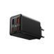 Мережевий зарядний пристрій з кабелем Baseus GaN6 Pro Fast Charger 2C+2U 65W EU Cluster Black((With Type-C to Type-C 100W(20V/5A) 1m Black） 167417316 фото 8