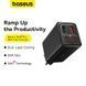 Мережевий зарядний пристрій з кабелем Baseus GaN6 Pro Fast Charger 2C+2U 65W EU Cluster Black((With Type-C to Type-C 100W(20V/5A) 1m Black） 167417316 фото 9