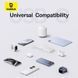 Зовнішній акумулятор Baseus Bipow 2 Digital Display Power Bank With Built-in USB-C Cable 20000mah 20W Moon White 401096116 фото 9