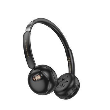Бездротові накладні навушники HOCO W62 Verso retro BT headphones Black 342962311 фото