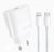 Мережевий зарядний пристрій з кабелем WUW-T86L PD 25W fast charger + USB C to lighting set 431077738 фото