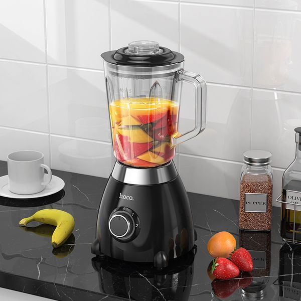 Блендер HOCO HE33 1.5L electric retro juicer blender (EU) Black 167785806 фото